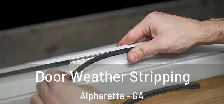 Door Weather Stripping Alpharetta - GA