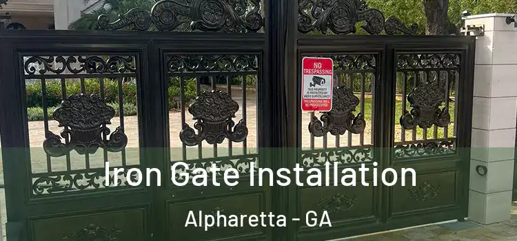 Iron Gate Installation Alpharetta - GA